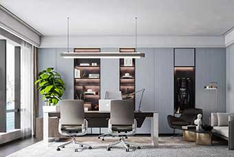 琼海轻奢风格-书房