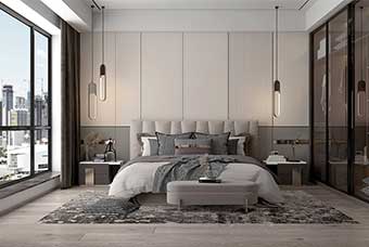 琼海现代风格-卧室