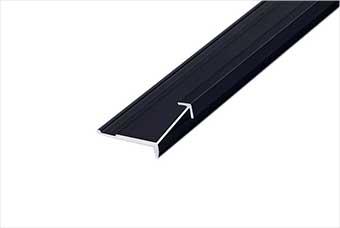 琼海航空纤维墙咔铝合金阳角线(哑黑氧化)