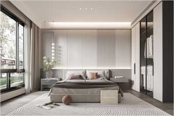 琼海卧室空间案例